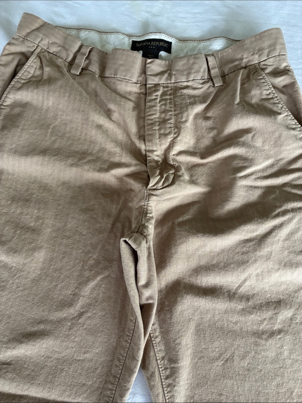 Banana Republic Men's Khaki/Tan Chino Pants